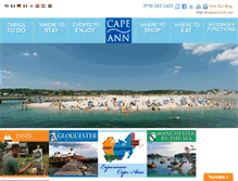 Tablet Screenshot of capeannvacations.com